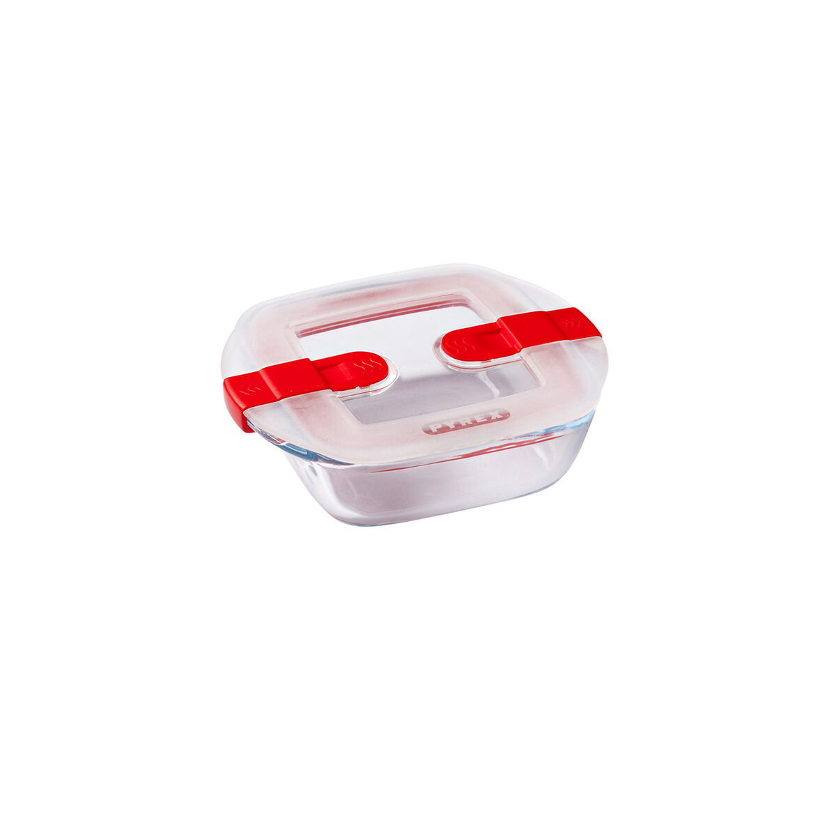 Hermetisk matlåda Pyrex Cook & Heat 15 x 12 x 4 cm 350 ml Transparent Glas (6 antal) - 2