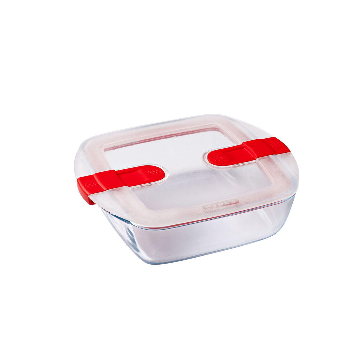 Hermetisk matlåda Pyrex Cook&heat 1 L 20 x 17 x 6 cm Röd Glas (6 antal) - 3