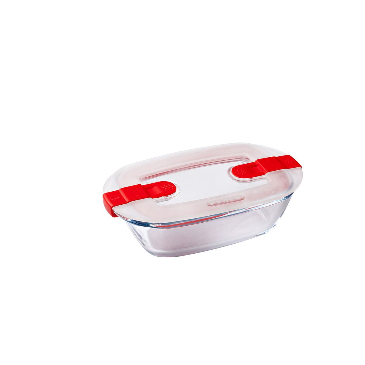 Hermetisk matlåda Pyrex Cook & Heat Rektangulär 400 ml 17 x 10 x 5 cm Transparent Glas (5 antal) - 2