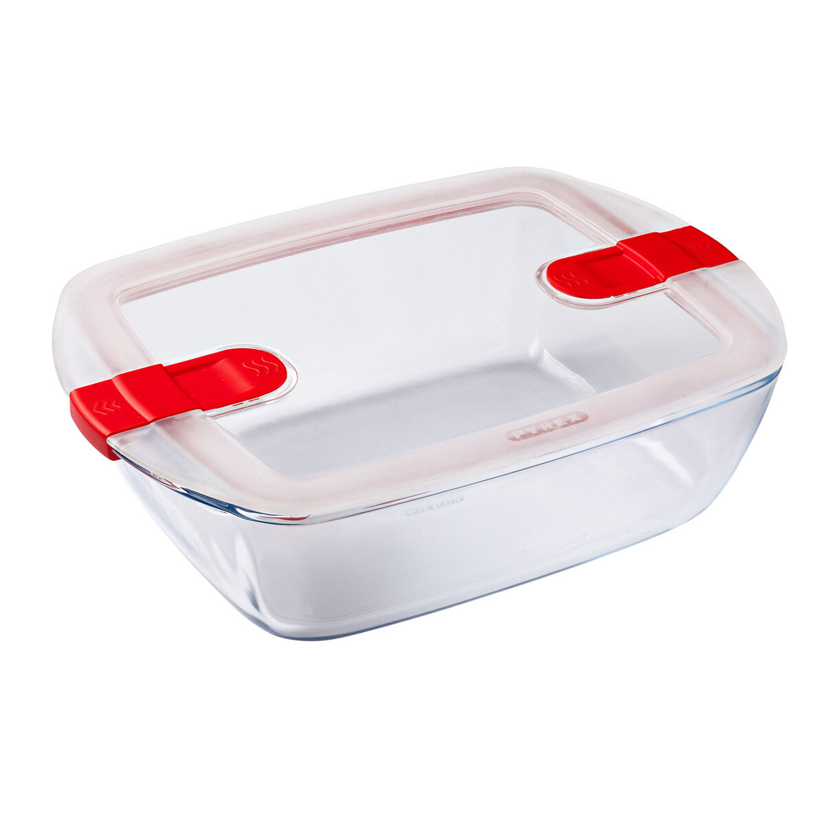 Hermetisk matlåda Pyrex Cook & Heat 2,5 L Transparent Glas (4 antal) - 3