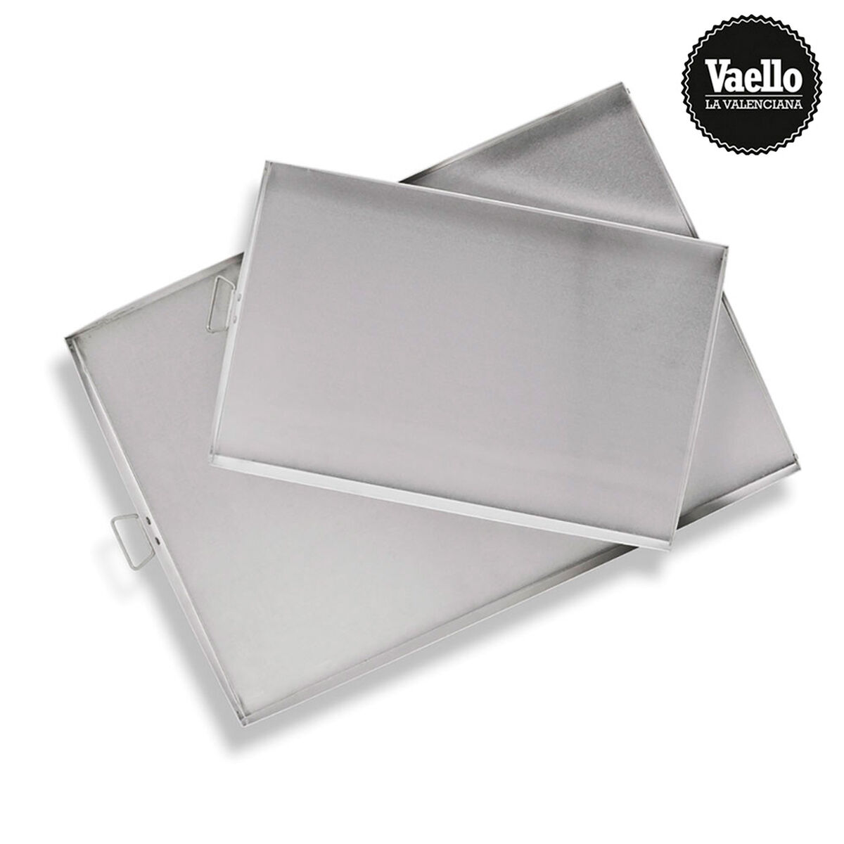 Ugnsplåt Vaello 75497 42 x 28 x 5,5 cm Aluminium Kromad