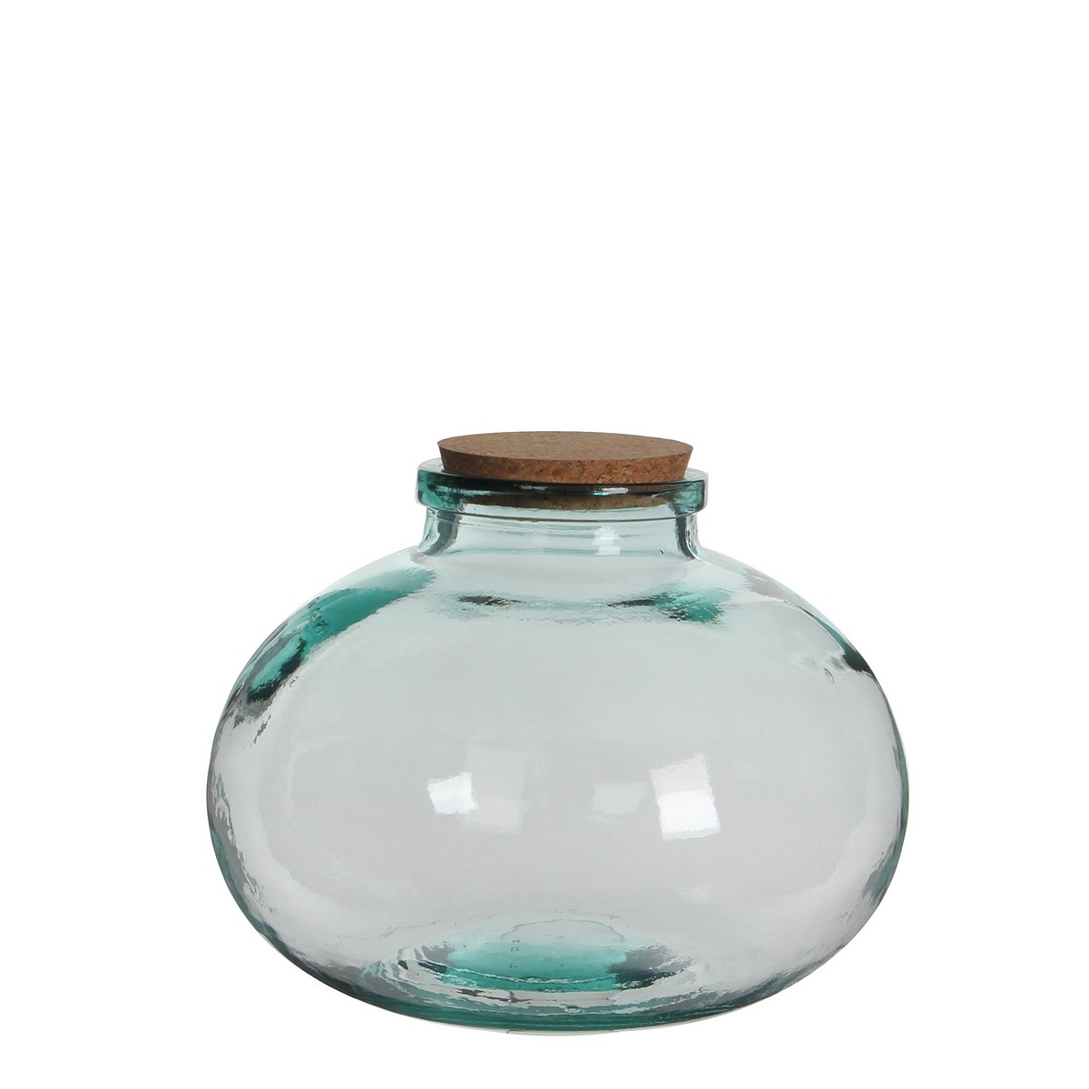 Glasburk Mica Decorations Olly Rund Kork Propp Dekorativ Glas (Ø 29 x 23 cm)