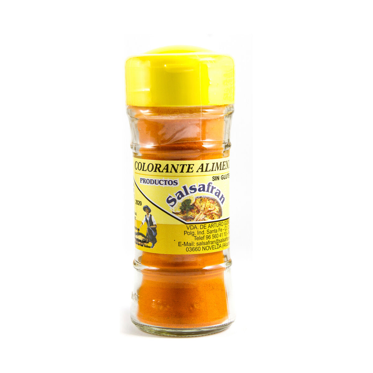 Livsmedelsfärg Salsafran (55 g)
