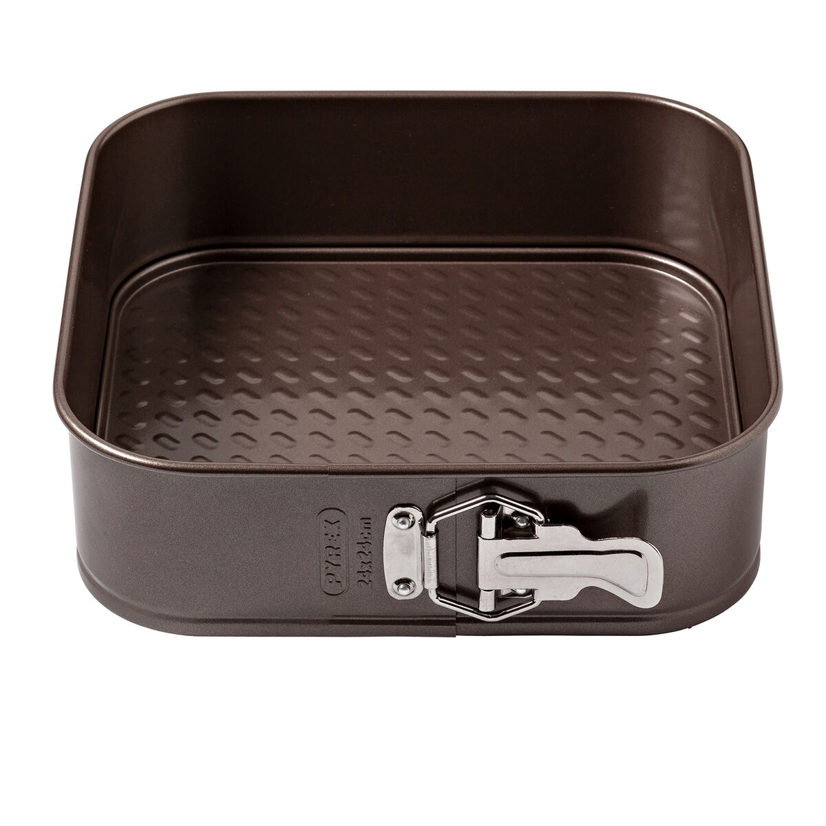 Avtagbar form Pyrex Asimetria Fyrkantig Svart Metall (4 antal) - 2