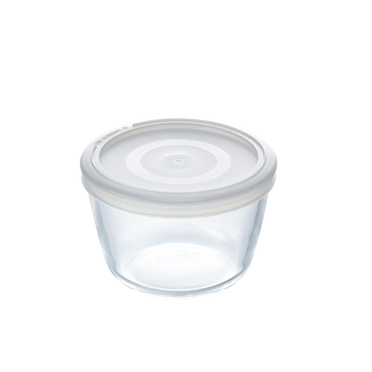 Rund matlåda med lock Pyrex Cook&freeze 600 ml 12 x 12 x 9 cm Transparent Glas Silikon (8 antal) - 2