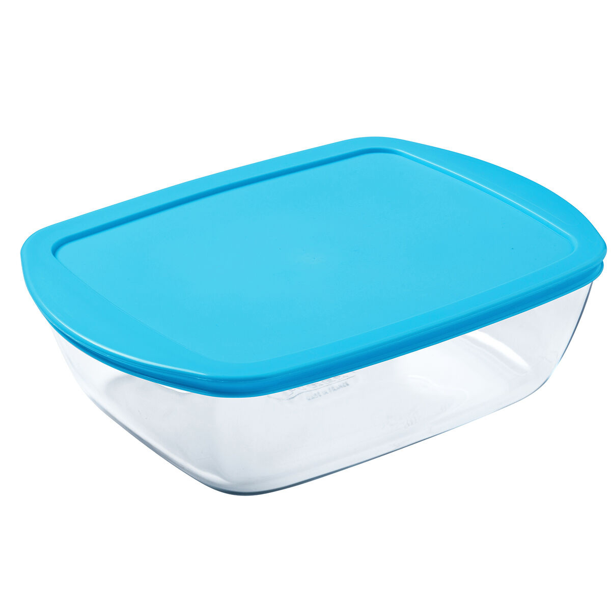 Rektangulär matlåda med lock Pyrex Cook & store Blå Silikon Glas (23 x 16 x 6 cm) (6 antal) - 2