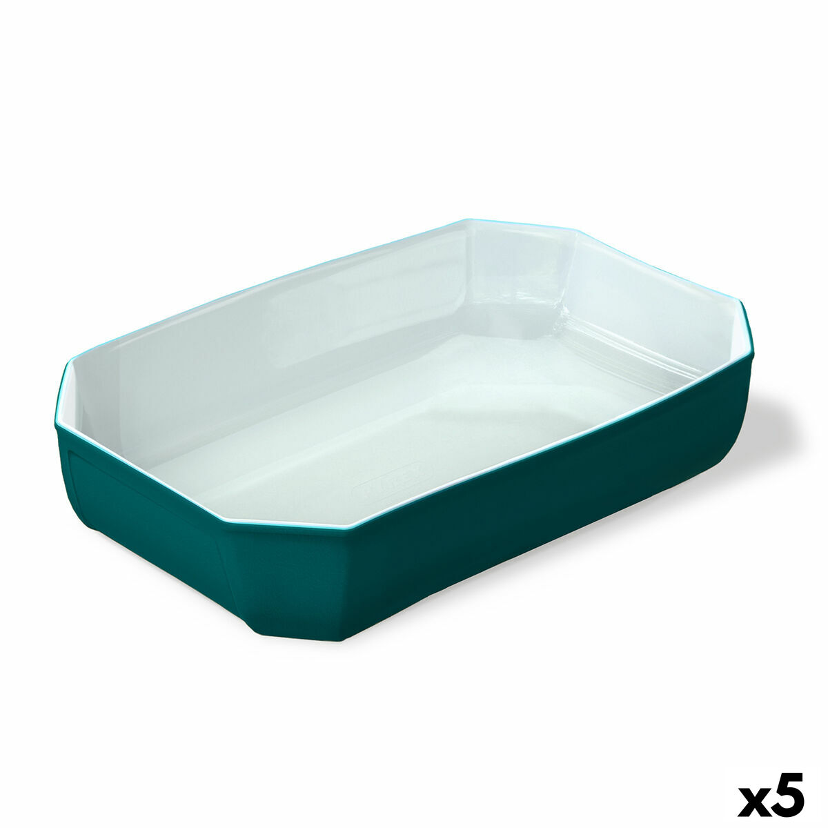Servingsfat Pyrex Color's Rektangulär Blå Glas 33 x 22 cm (5 antal)