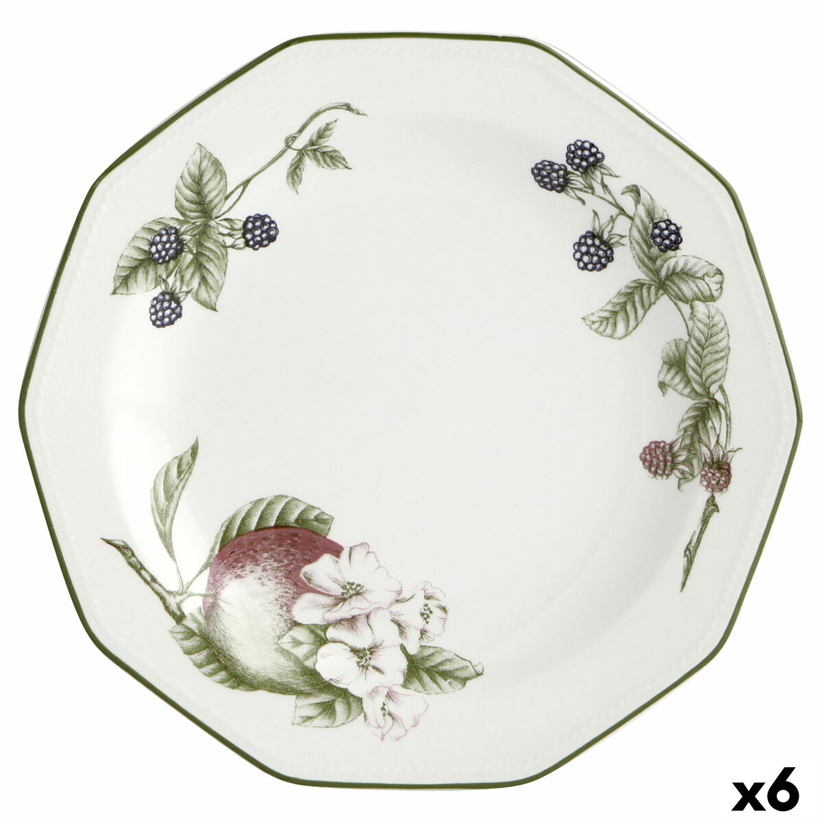 Platt skål Churchill Victorian Orchard Keramik Edények Ø 27 cm (6 antal)