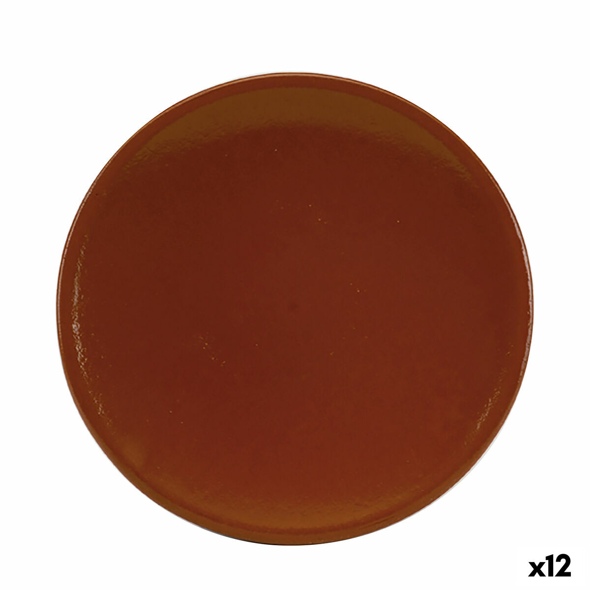 Tallrik Raimundo Barro Profesional Refraktor Terrakotta Keramik Brun 22 cm (12 antal)