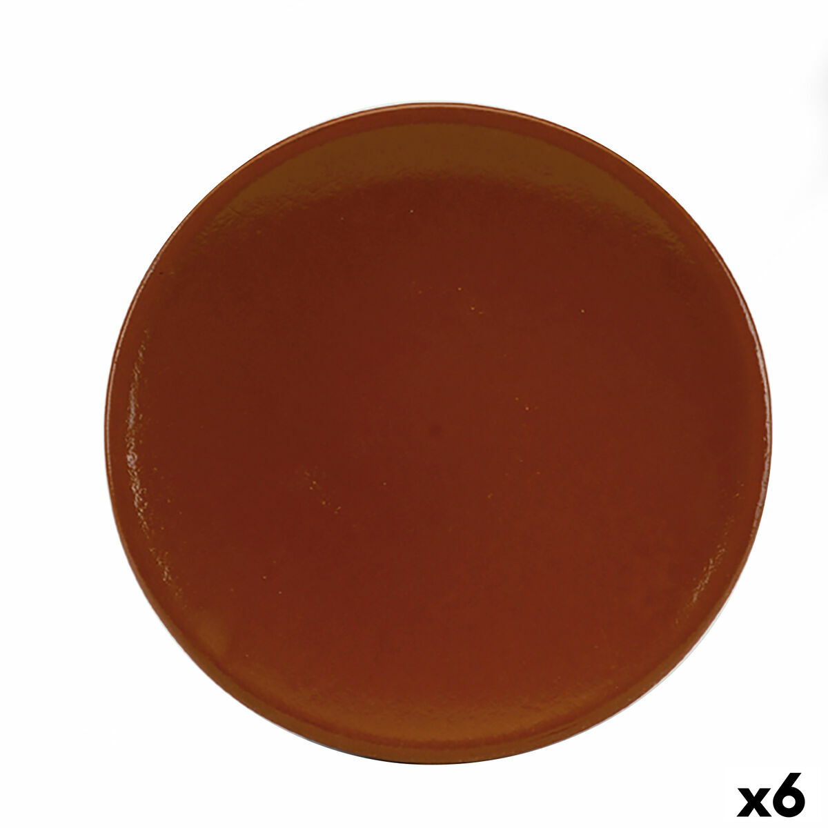 Tallrik Raimundo Refraktor Terrakotta Keramik Brun (Ø 30 cm) (6 antal)