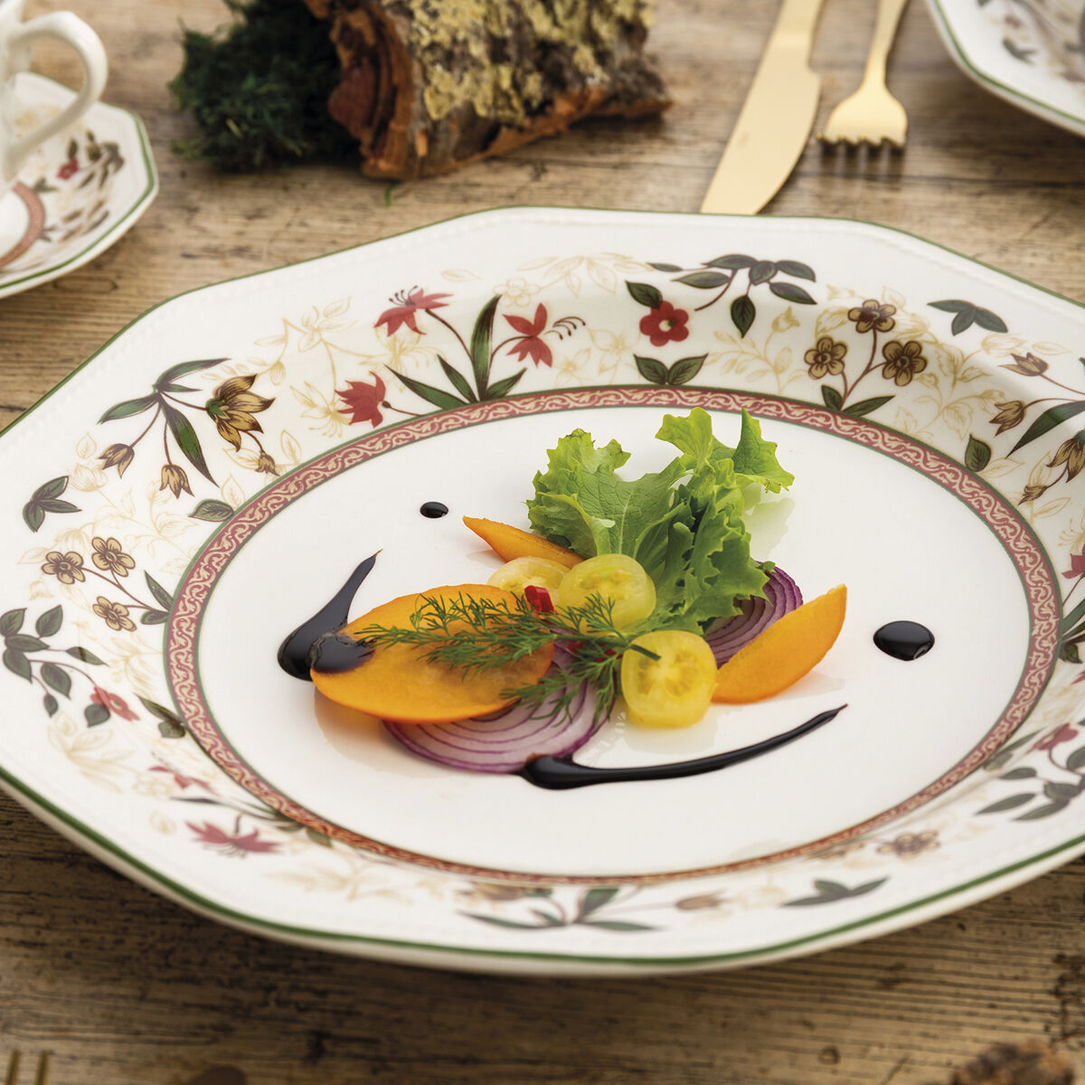 Servingsfat Queen´s By Churchill Assam Rund Vit Keramik Edények (3 antal) - 2