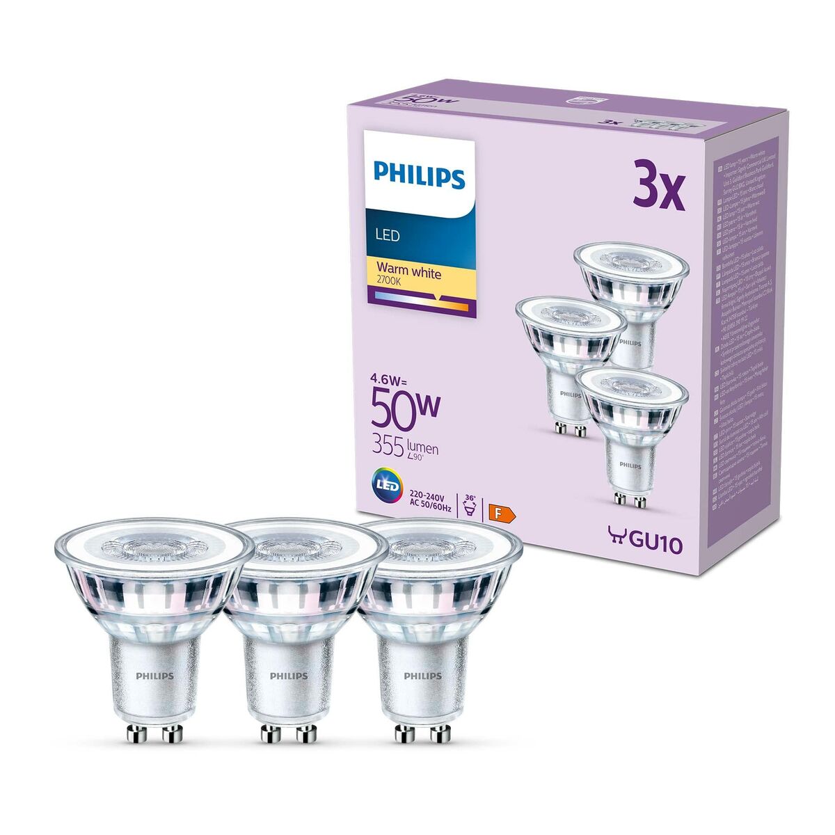 Dikroisk Lampa Philips (Renoverade D)