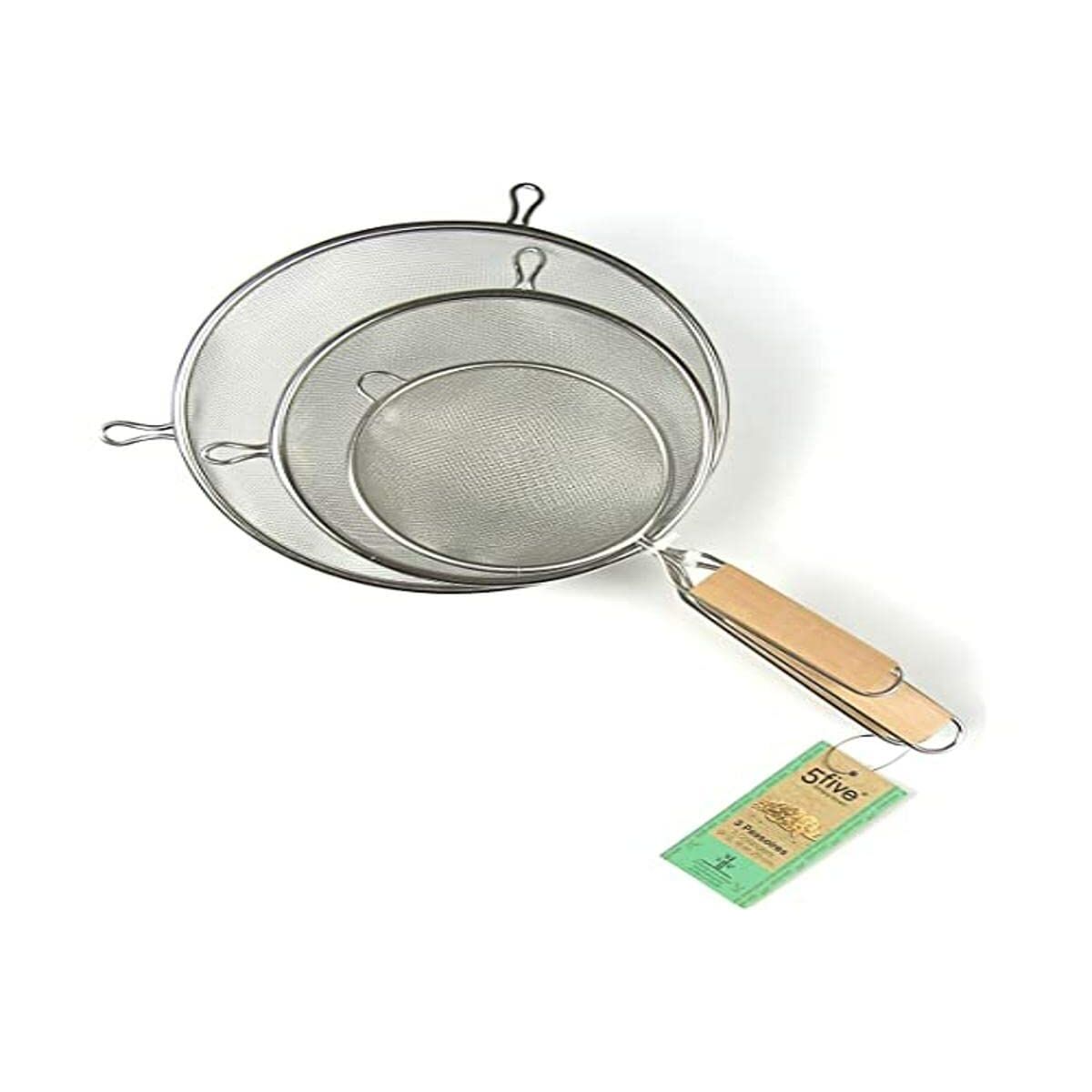 Sikt-set Secret de Gourmet Trä Rostfritt stål (3 Delar) - 2