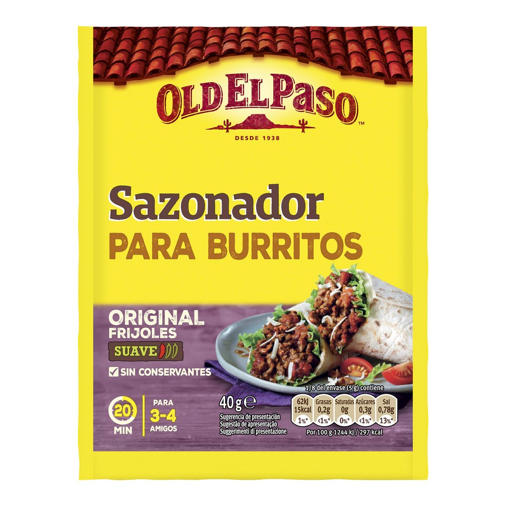 Krydda Old El Paso Burritos (40 g)
