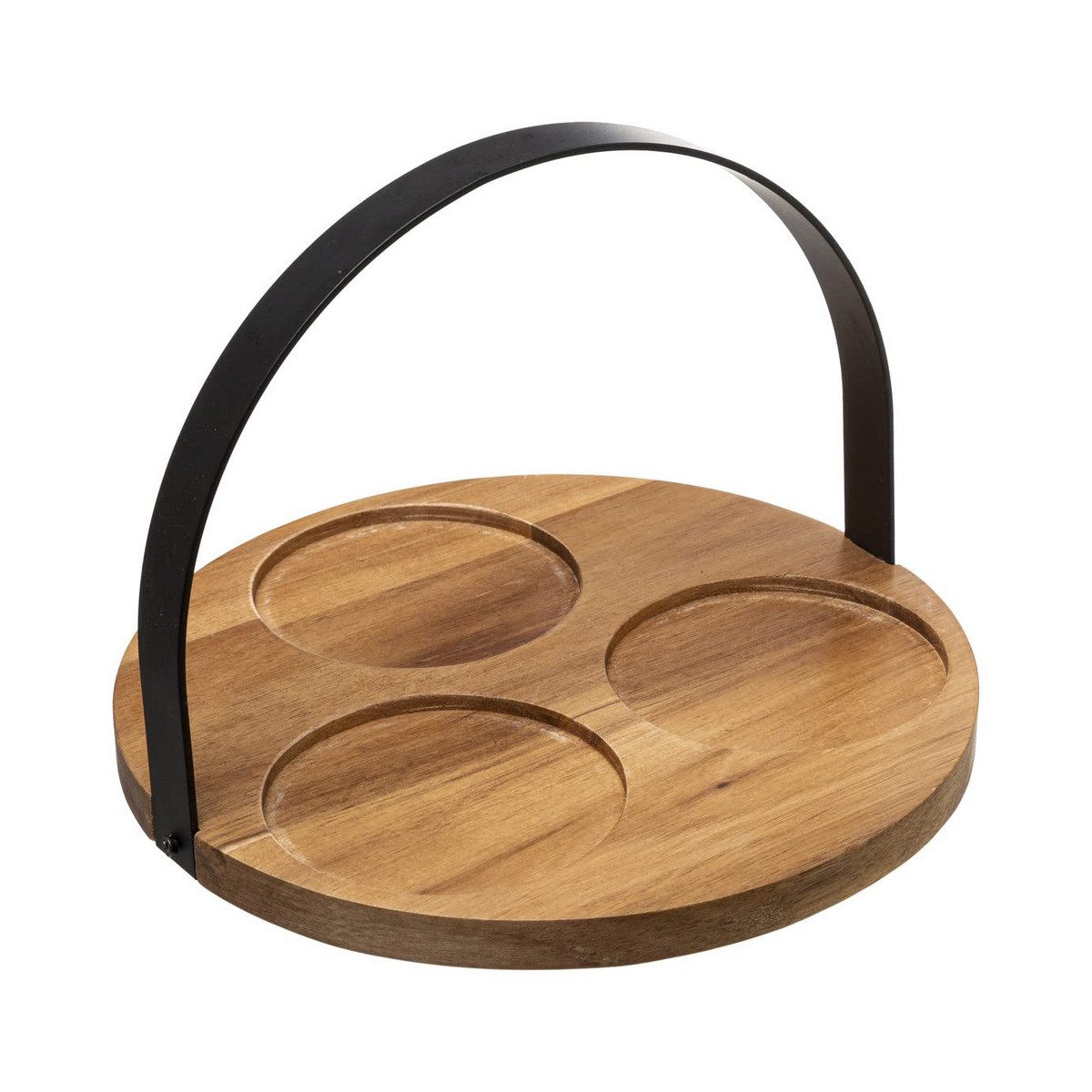 Tilltuggsset Secret de Gourmet Svart Stengods 4 Delar (Ø 21 cm) - 4