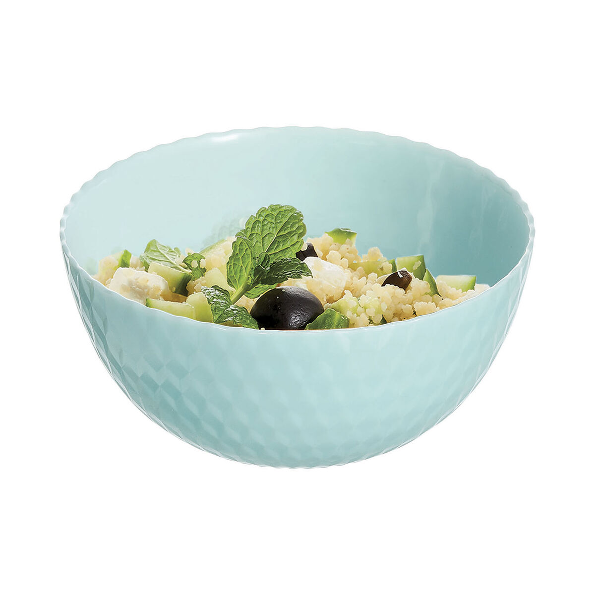 Skål Luminarc Pampille Turkos Glas (13 cm) (24 antal) - 3