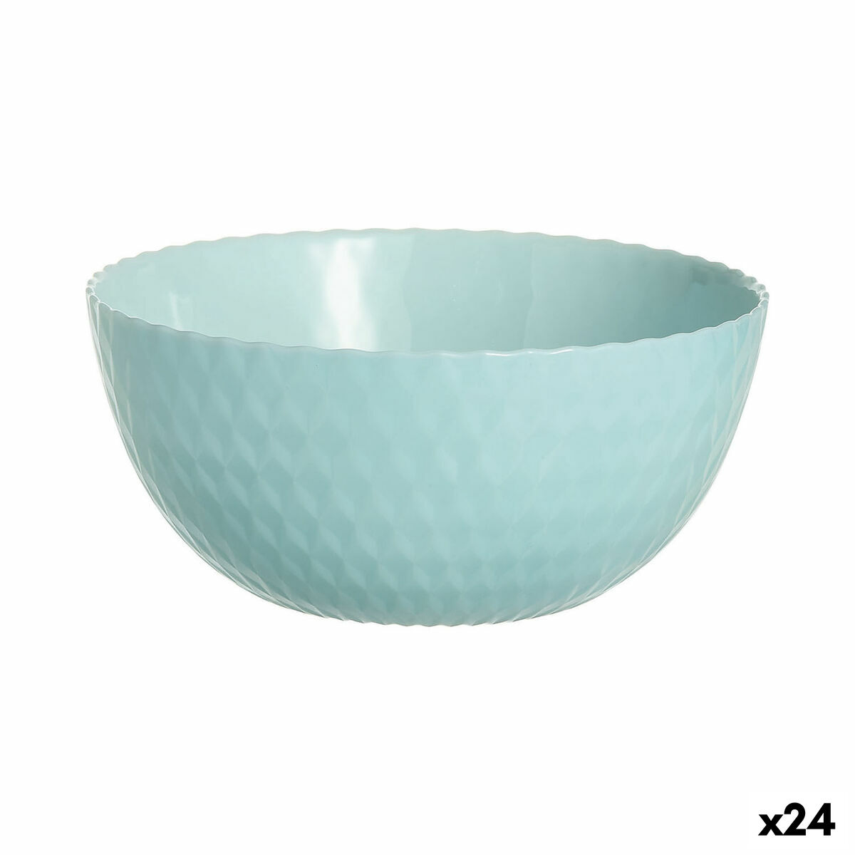 Skål Luminarc Pampille Turkos Glas (13 cm) (24 antal)
