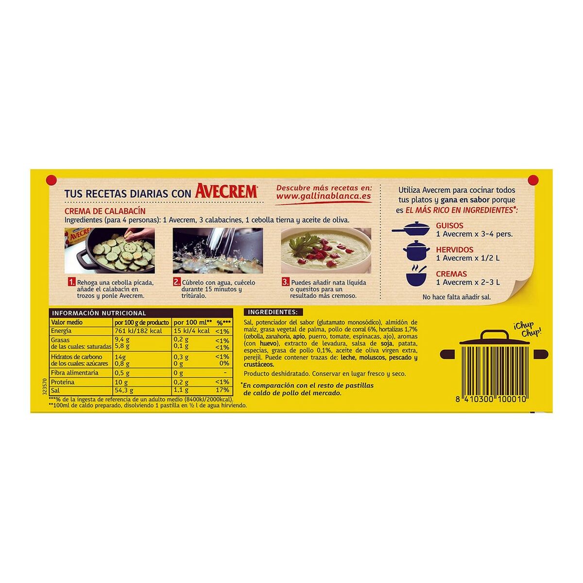 Buljong Avecrem Kyckling Tablett (24 uds) - 4