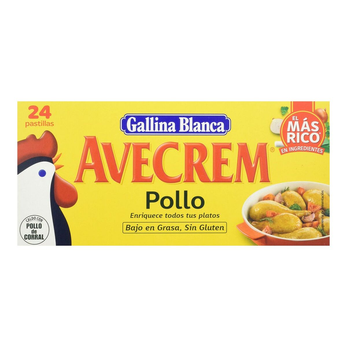 Buljong Avecrem Kyckling Tablett (24 uds) - 3