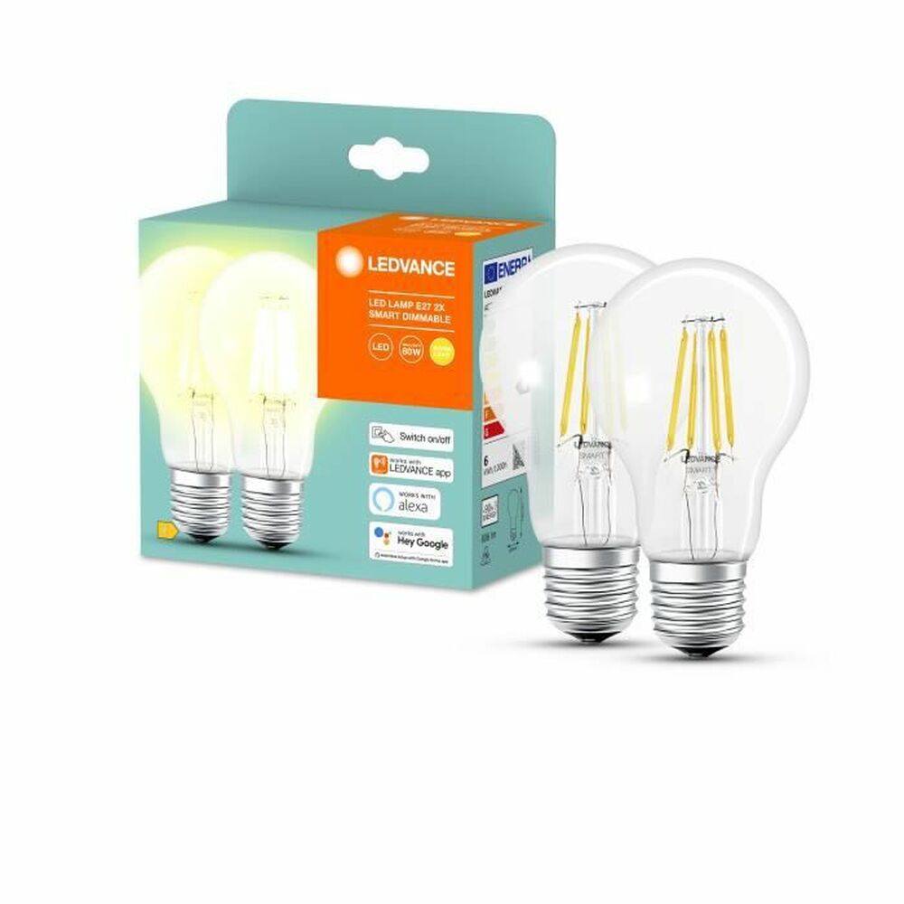 LED-lampa Ledvance SMART+ Filament Classic Dimmable E27 60 W (Renoverade A+)
