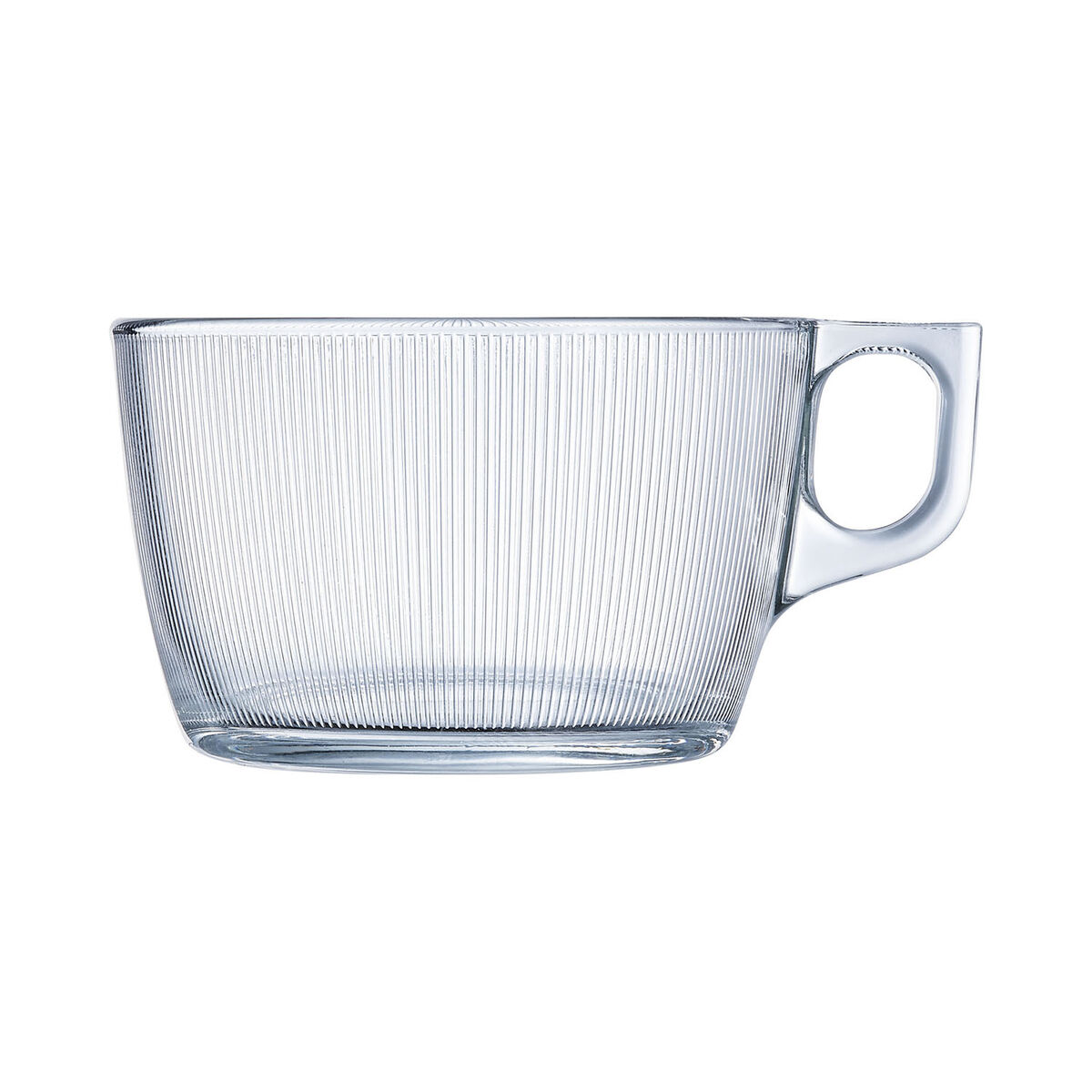 Koppar Luminarc Stripy Stor Transparent Glas (500 ml) (6 antal) - 3