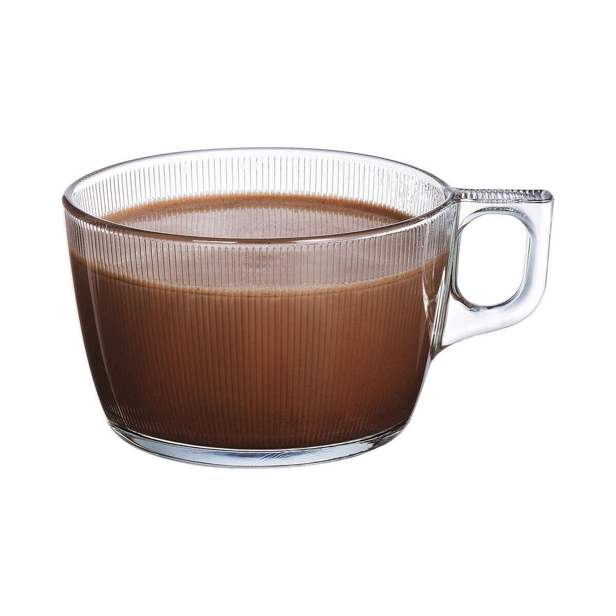 Koppar Luminarc Stripy Stor Transparent Glas (500 ml) (6 antal) - 2