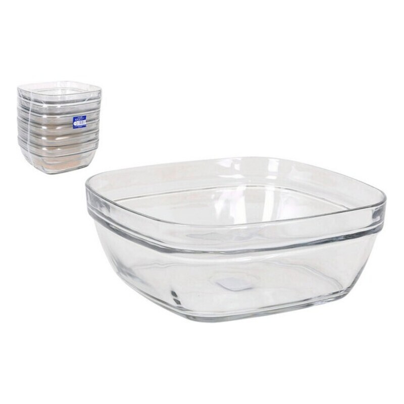 Salladsskål Duralex Lys Fyrkantig Stapelbara (20 x 20 x 8 cm) (2 L) - 2