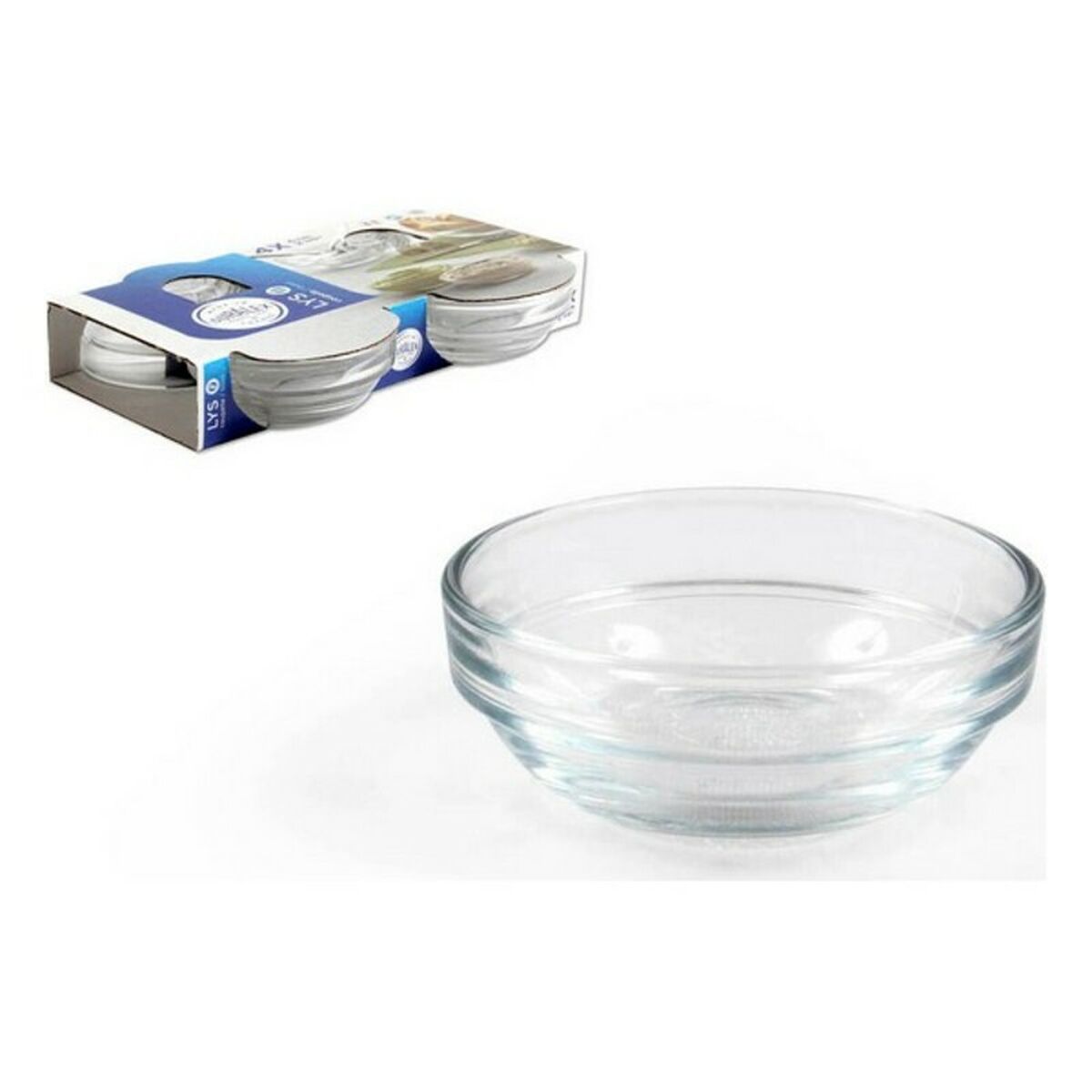 Skål Duralex Stapelbara Rund (4 uds) (36 ml) - 3
