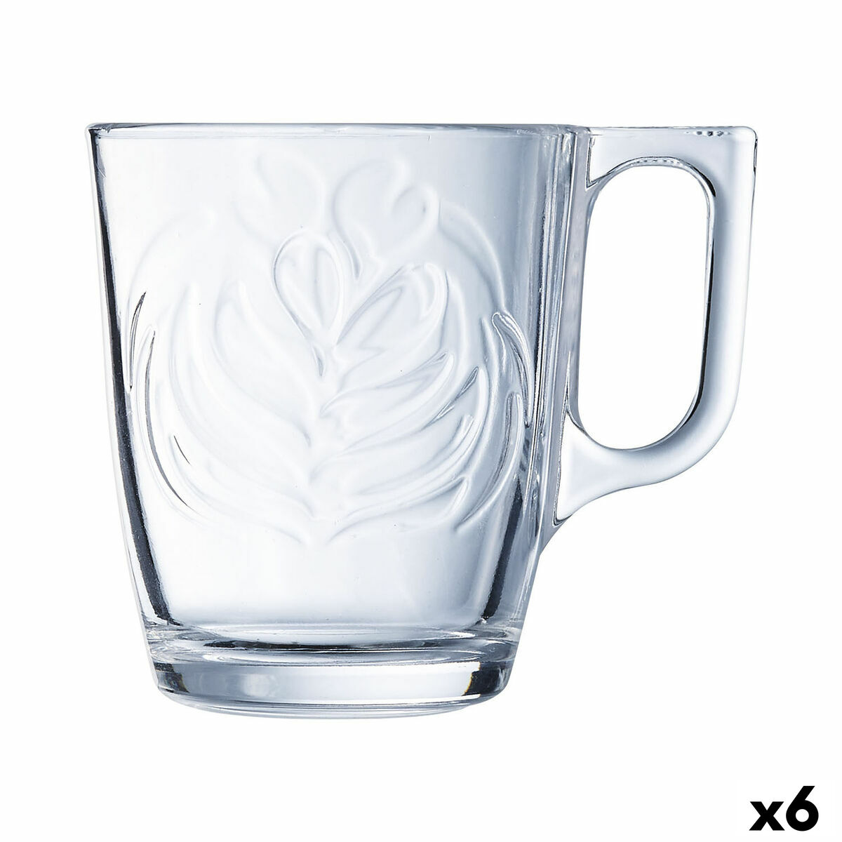 Koppar Luminarc Barista Frukost Transparent Glas (250 ml) (6 antal)