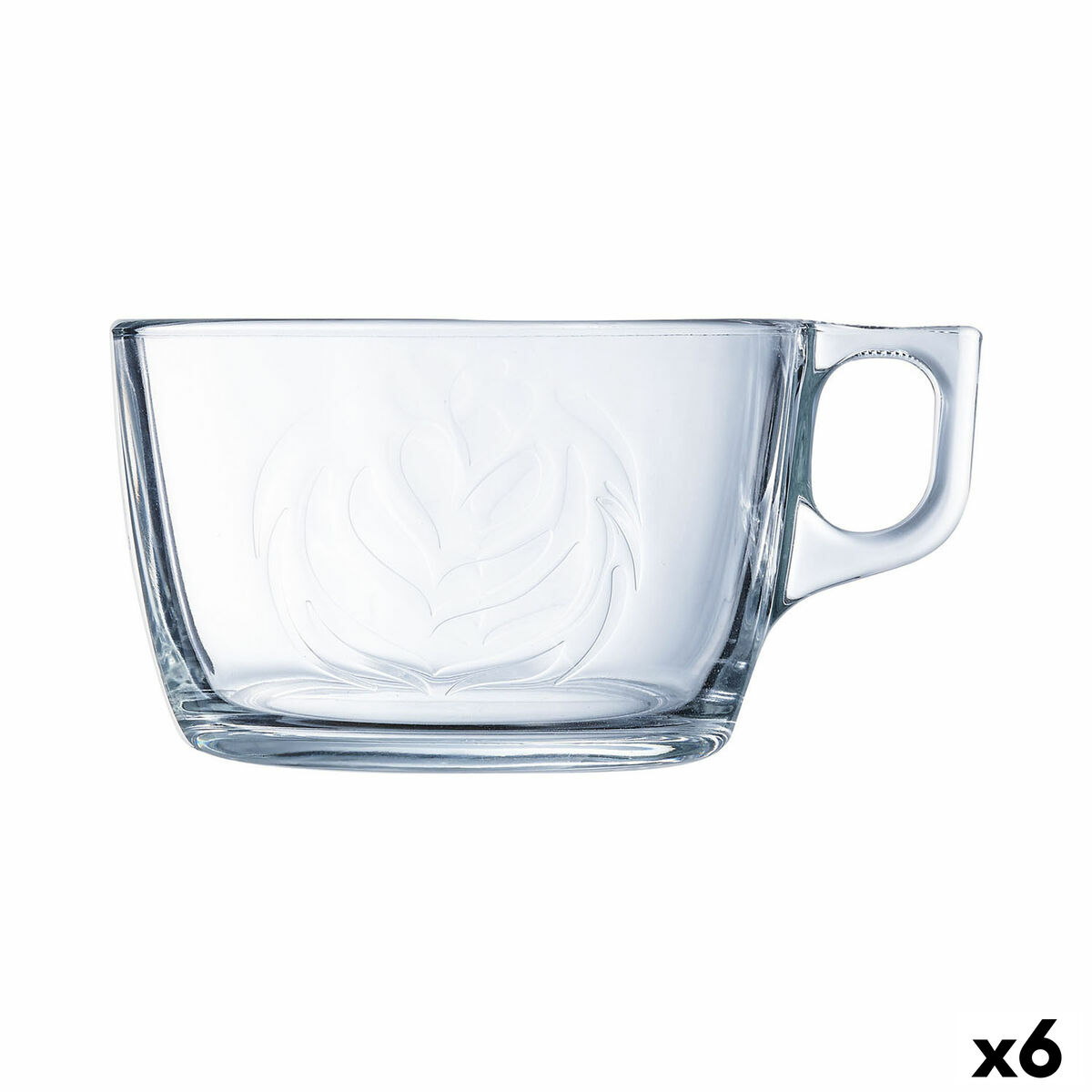 Koppar Luminarc Barista Stor Transparent Glas (500 ml) (6 antal)