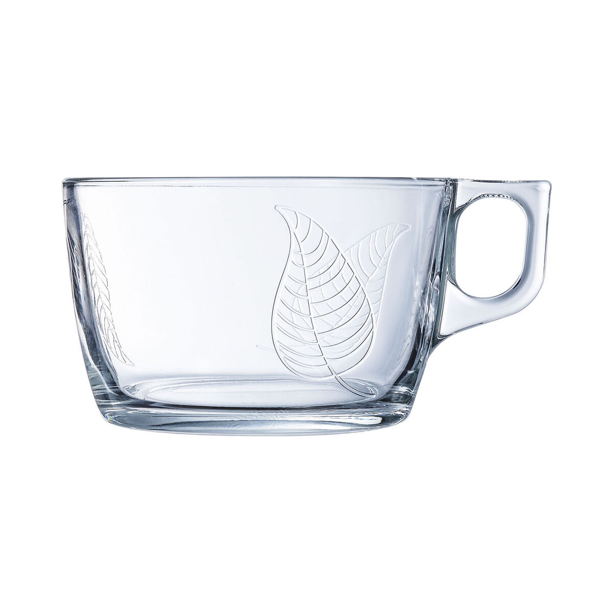 Koppar Luminarc Stor Blad Transparent Glas (500 ml) (6 antal) - 3