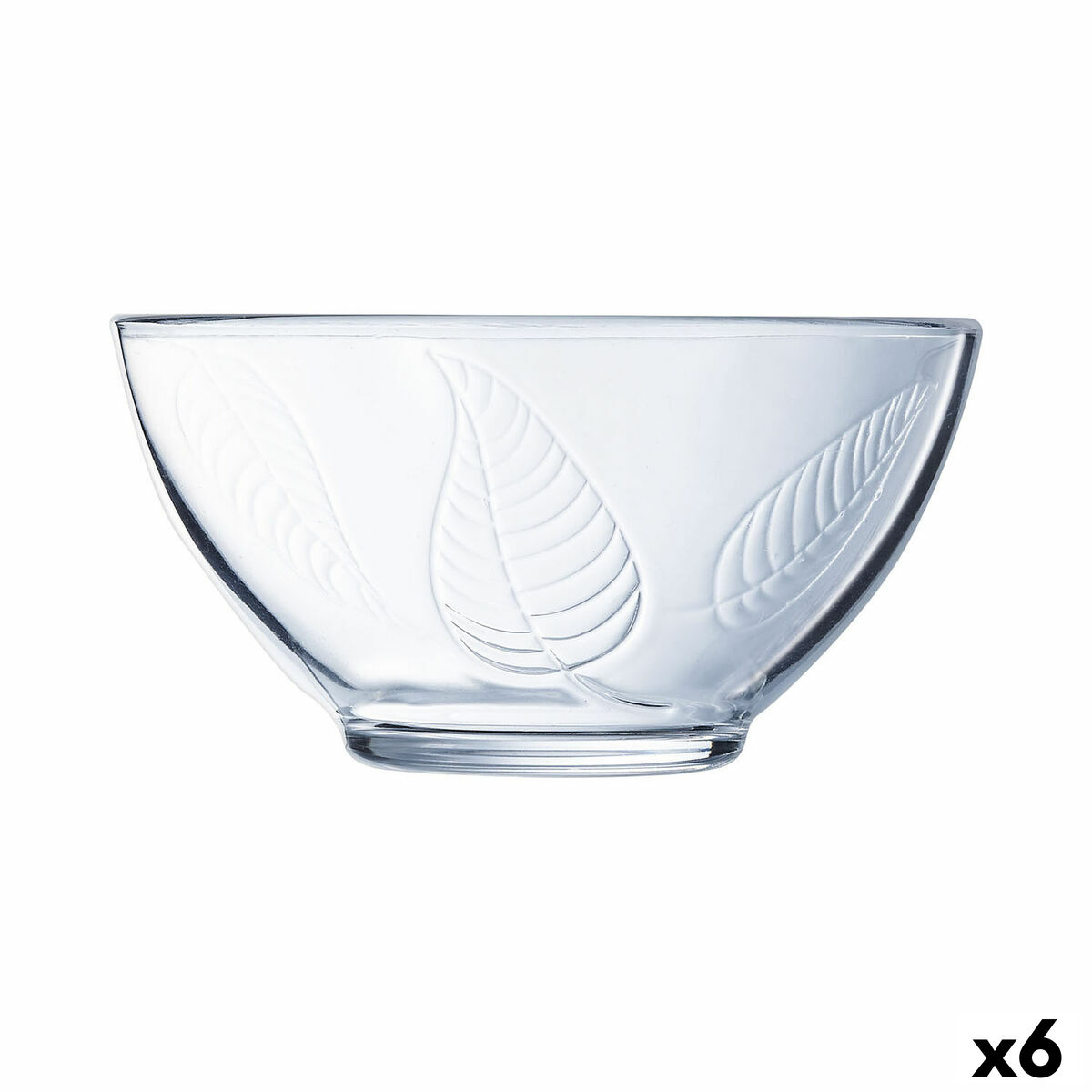 Skål Luminarc Blad Frukost Transparent Glas (500 ml) (6 antal)