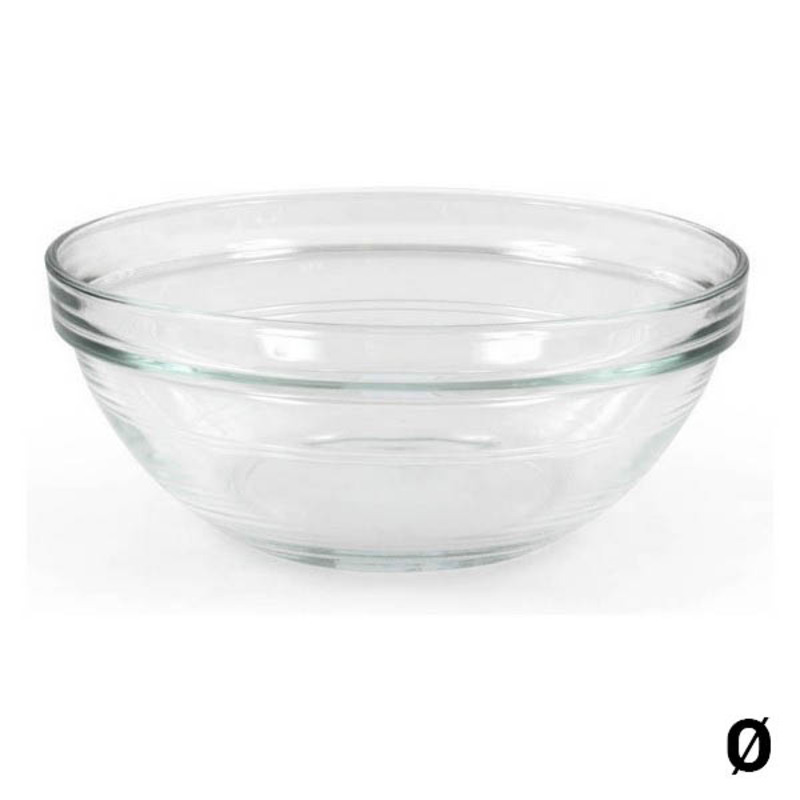 Salladsskål Duralex Lys Glas, Kapacitet: 5800 ml - 31 x 12,5 cm - 3