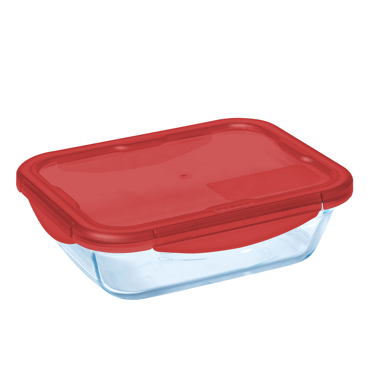 Hermetisk matlåda Pyrex Cook & go Röd Glas (800 ml) (6 antal) - 2