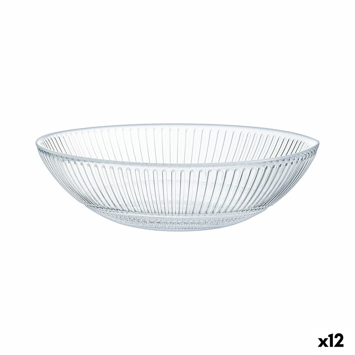 Djup tallrik Luminarc Louison Transparent Glas (20 cm) (12 antal)