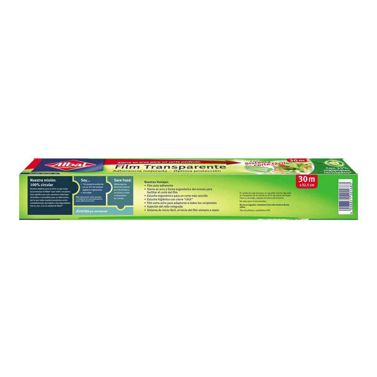Plastfolie Albal Transparent (30 m) - 2