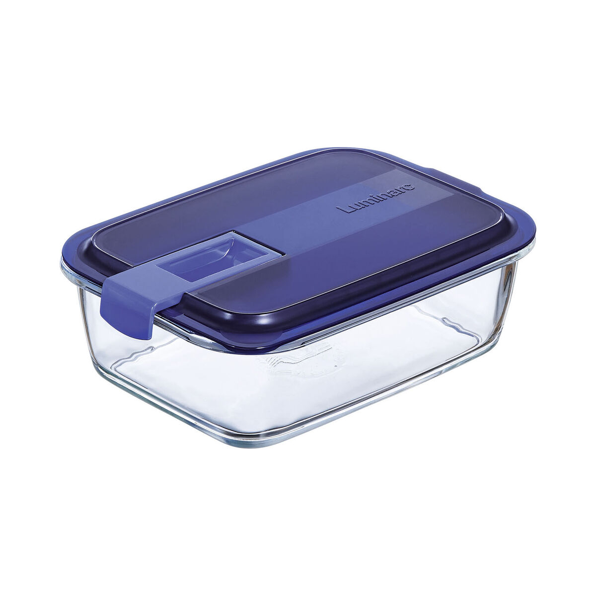 Hermetisk matlåda Luminarc Easy Box Blå Glas (6 antal) (1,22 L) - 2