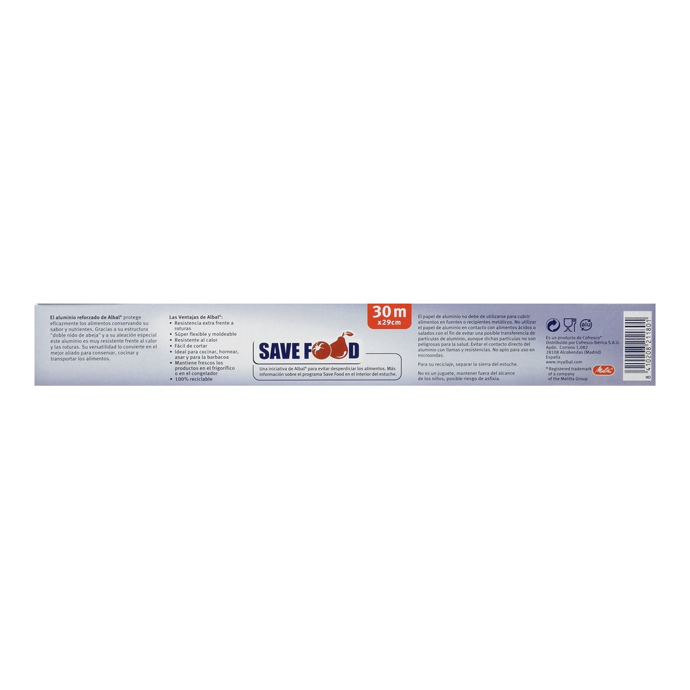 Aluminiumfolie Albal (30 m) - 2
