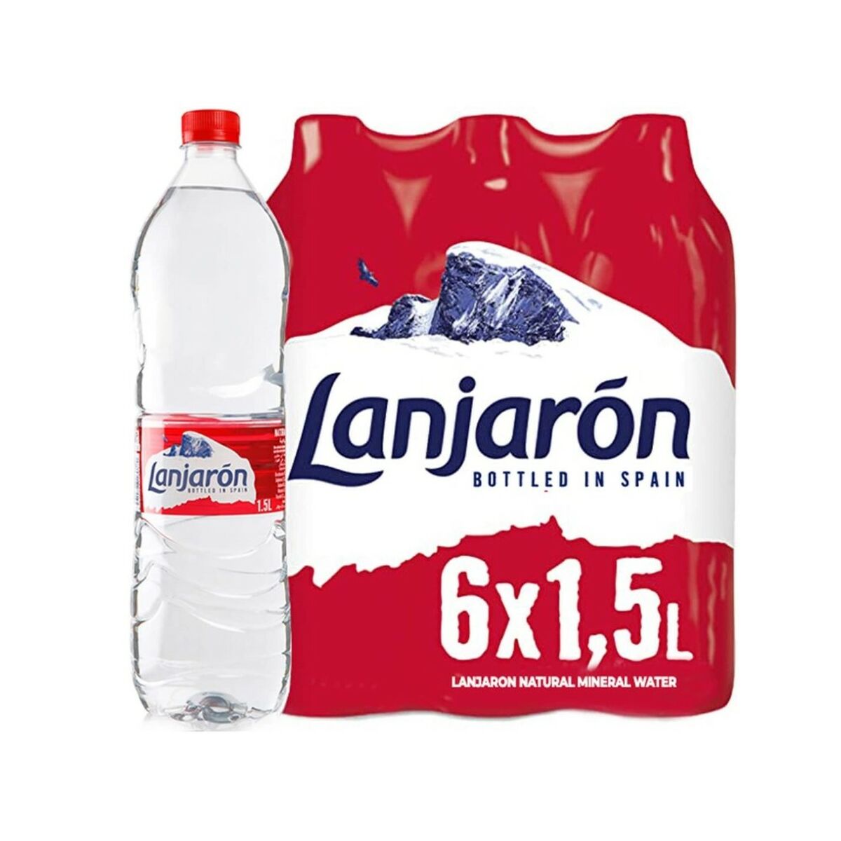 Mineralvatten utan kolsyra Lanjaron 1,5 L (Pack 6 uds) - 3