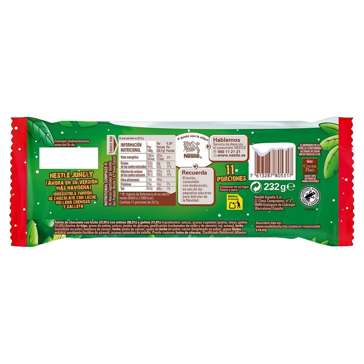 Nougat Nestle Jungly (232 g) - 2