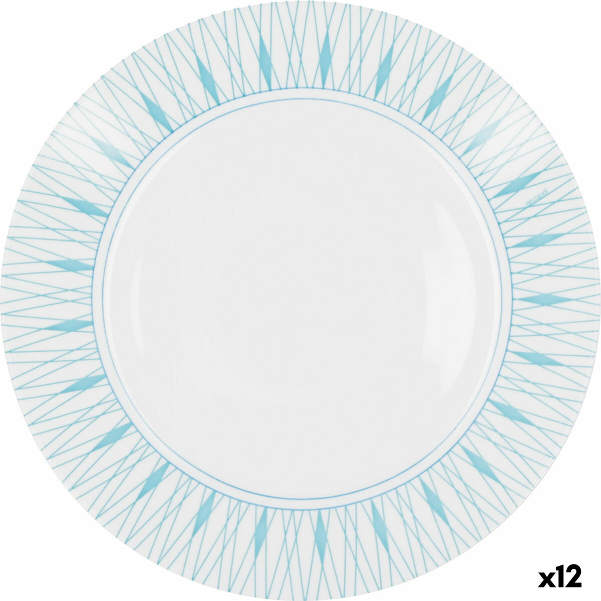 Lapostányér Arcopal Abrar Multicolour Glas (25 cm) (12 antal)