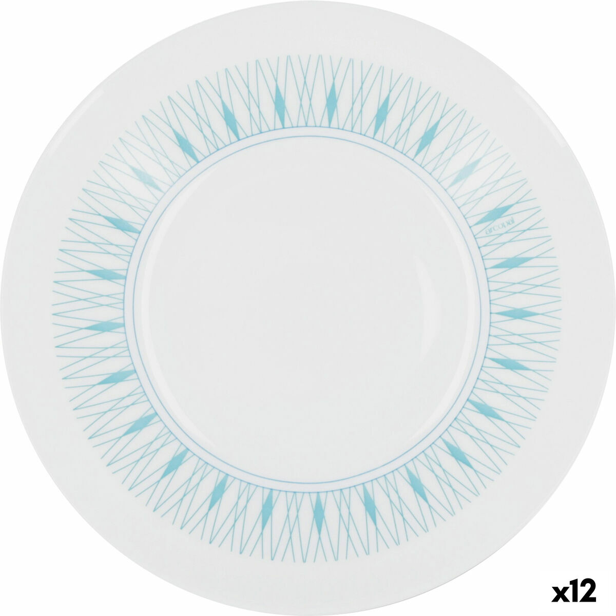 Djup tallrik Arcopal Abrar Multicolour Glas (20 cm) (12 antal)