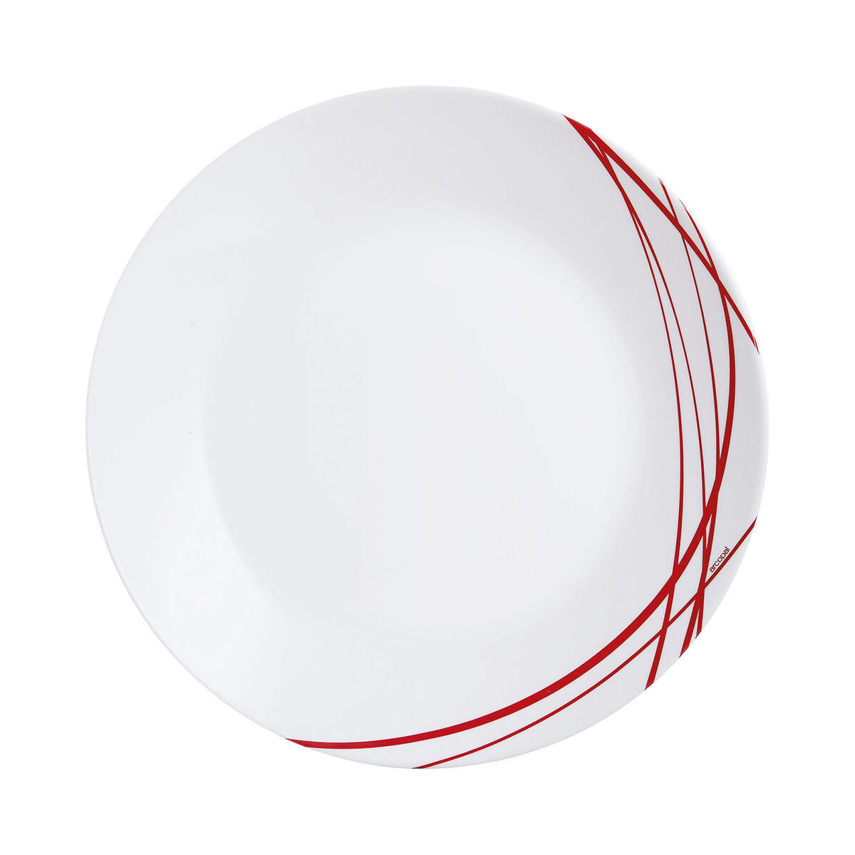 Lapostányér Arcopal Domitille Rojo Dvobarvna Glas 25 cm (12 antal) - 2