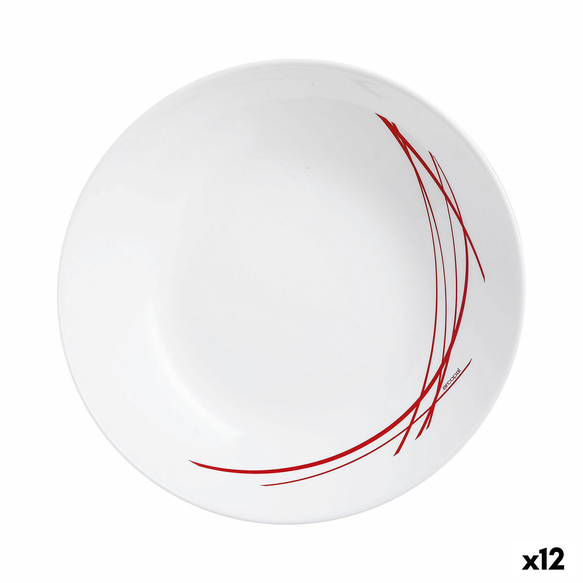 Djup tallrik Arcopal Domitille Dvobarvna Glas (20 cm) (12 antal)