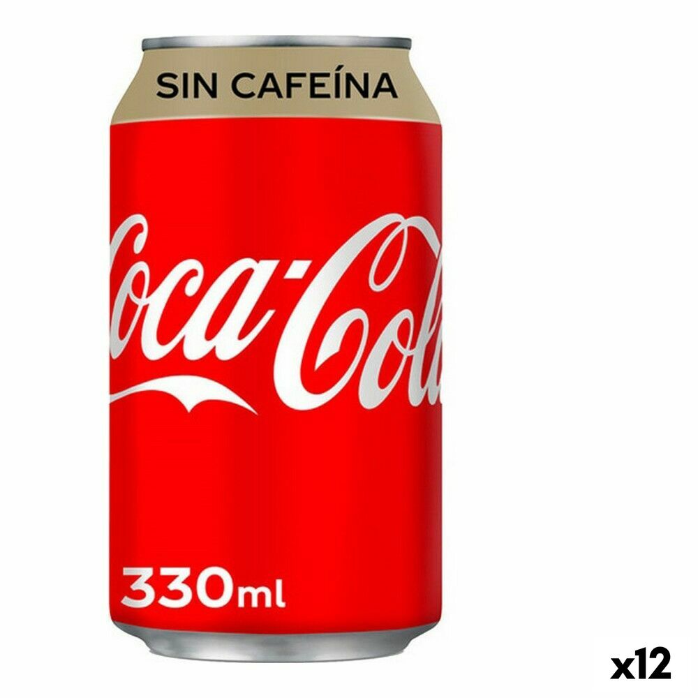 Uppfriskande Dryck Coca-Cola 33 cl Koffeinfritt (Pack 12 uds)
