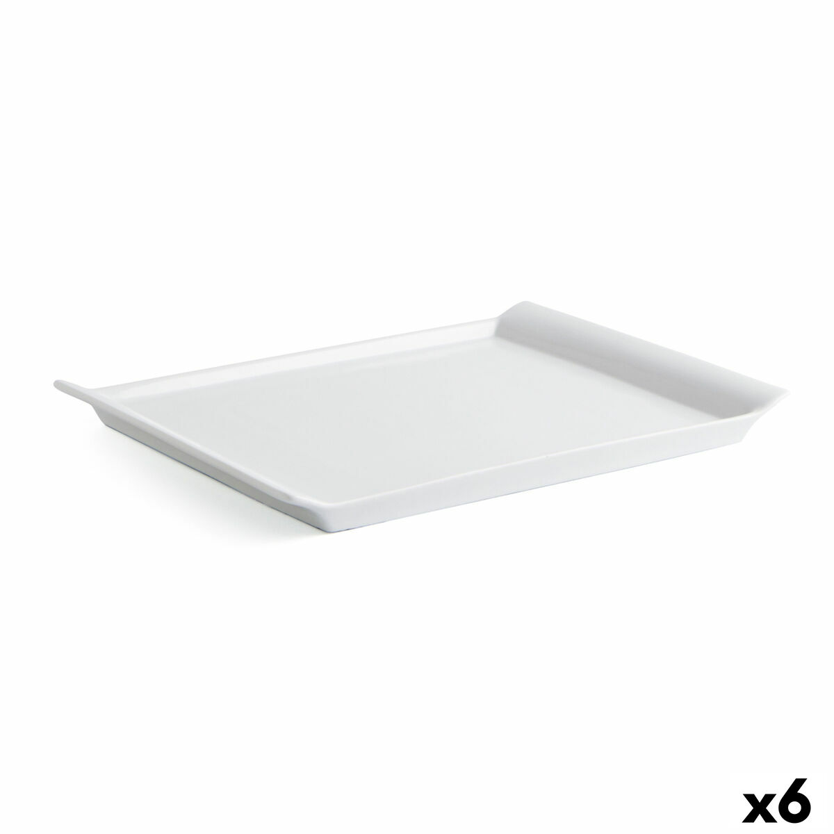 Servingsfat Quid Gastro Fresh Keramik Vit (31 x 23 cm) (6 antal)