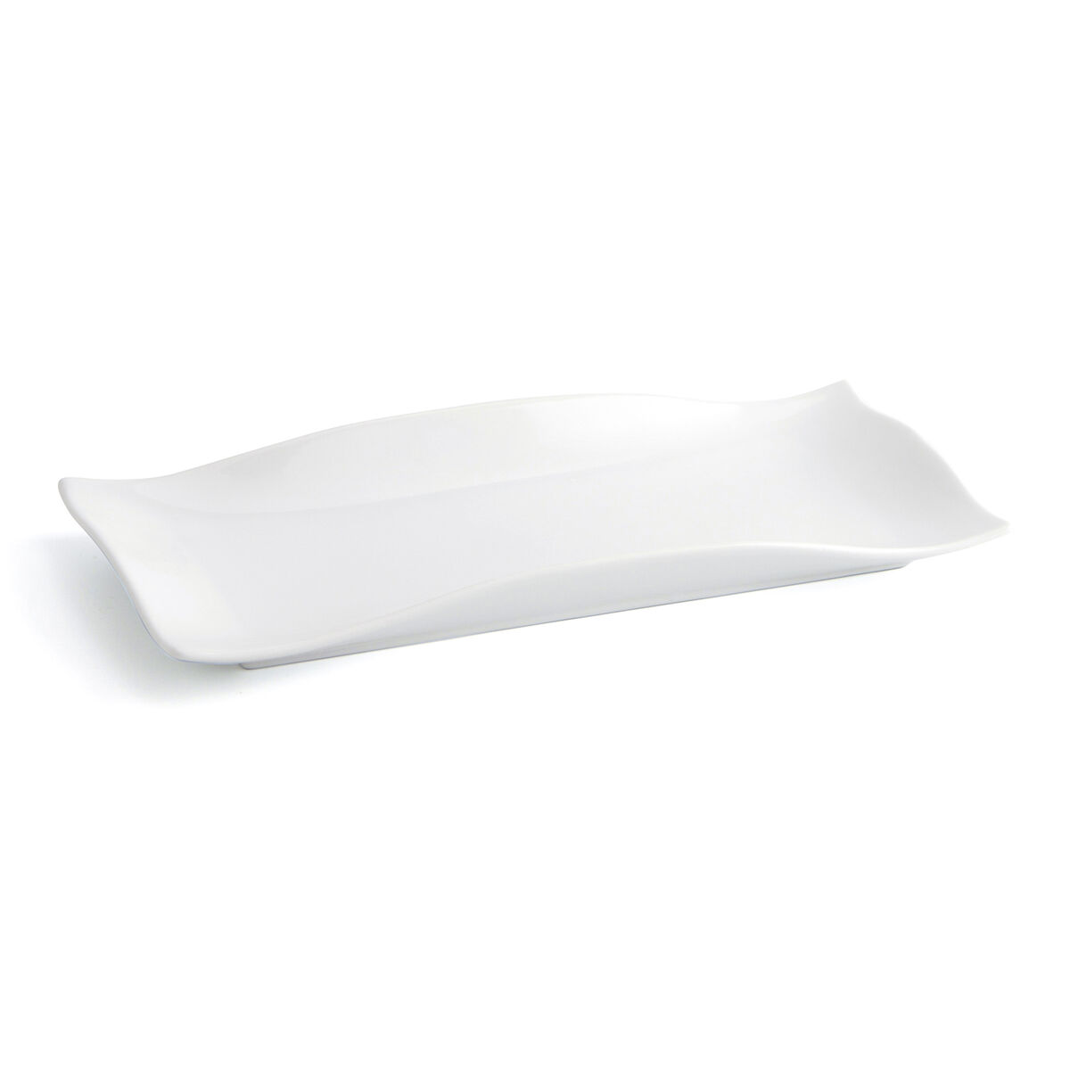 Lapostányér Quid Gastro Fun 29,5 x 11 x 3 cm Keramik Vit (6 antal) - 2