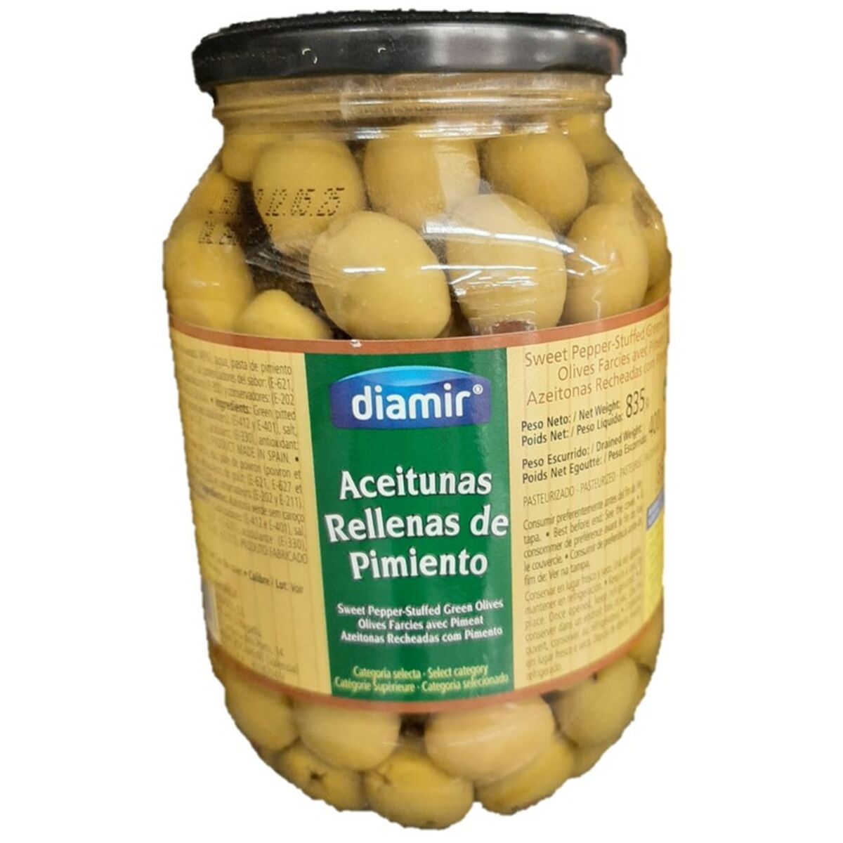 Manzanilla-oliver Diamir 835 ml Paprika
