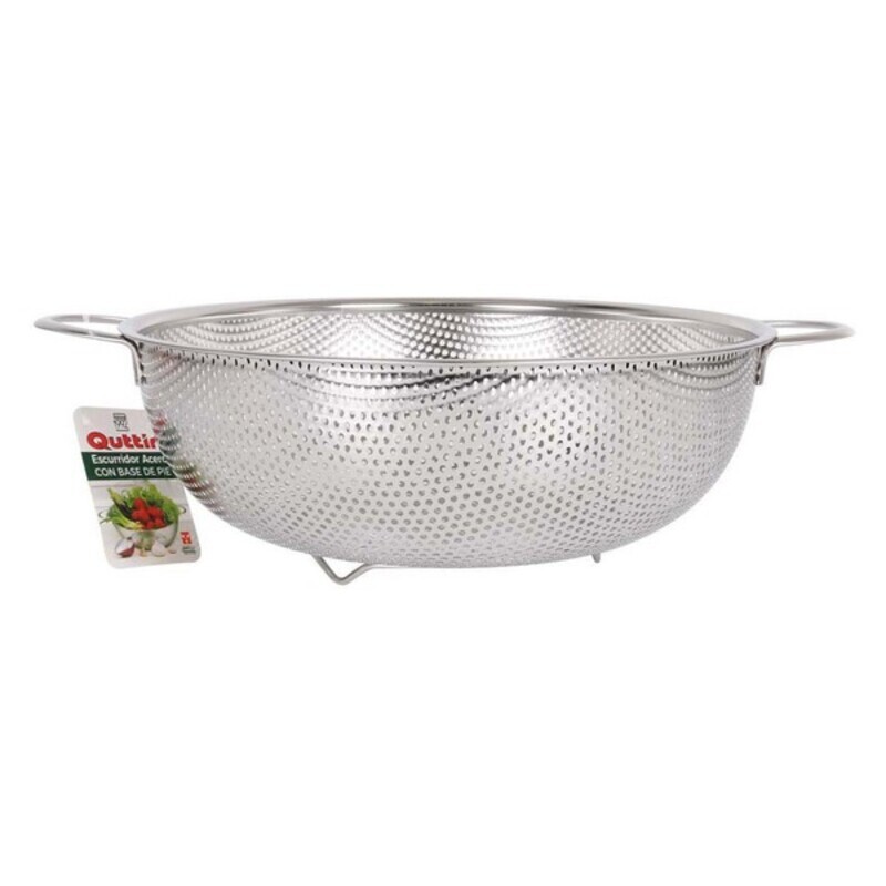 Durkslag för pasta Quttin Quittin Stål (25,5 x 10 cm) (25,5 x 10 cm) - 2