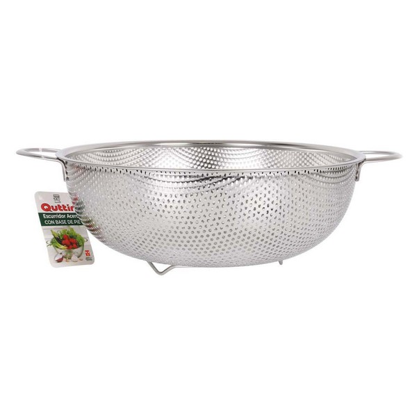 Durkslag för pasta Quttin Quittin Stål (25,5 x 10 cm) (25,5 x 10 cm)